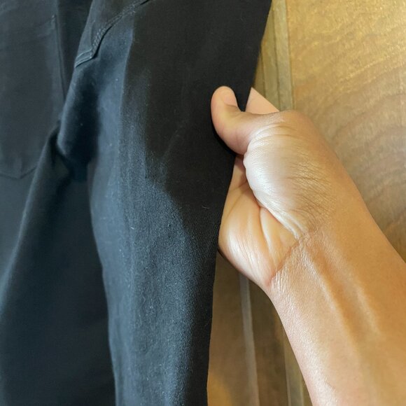 BNWT Old Navy 14 SHORT / Midrise Kicker Boot Cut Jean. Black women's Jeans - Picture 13 of 13